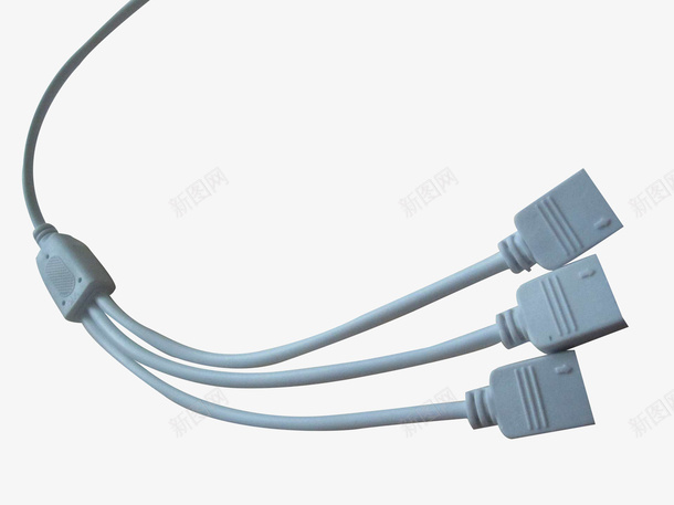 三个接口连接线png免抠素材_新图网 https://ixintu.com 三个接口 数据线 电子产品 链接线