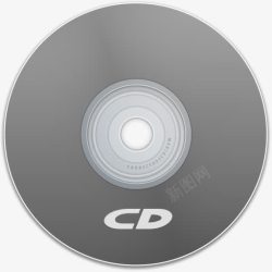 grayCD灰色DVD盘磁盘保存极端媒体图标高清图片