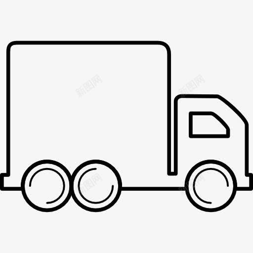 卡车朝右图标png_新图网 https://ixintu.com 交通运输 汽车 货车 货运卡车 车辆 运输
