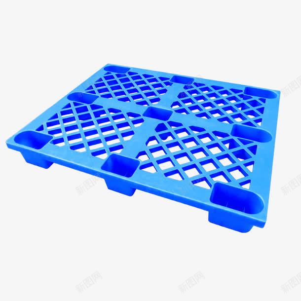 新料九脚托盘png免抠素材_新图网 https://ixintu.com 产品实物 垫板 塑料 塑料板 托板 托盘 蓝色塑料板
