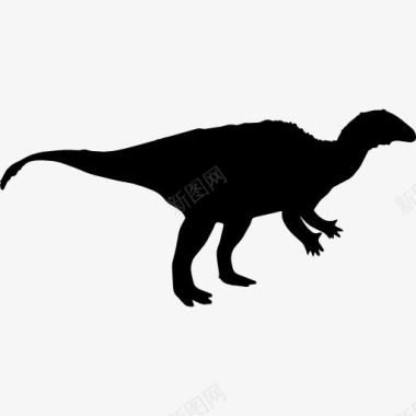 恐龙形状的弯龙图标图标