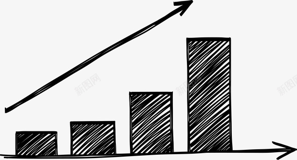 手绘统计图表png免抠素材_新图网 https://ixintu.com ppt图案 卡通手绘 图表 统计图 黑色线条