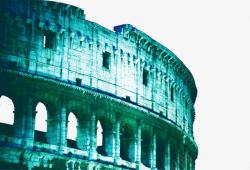 罗马角斗场设计绿色古罗马角斗场奥运会高清图片