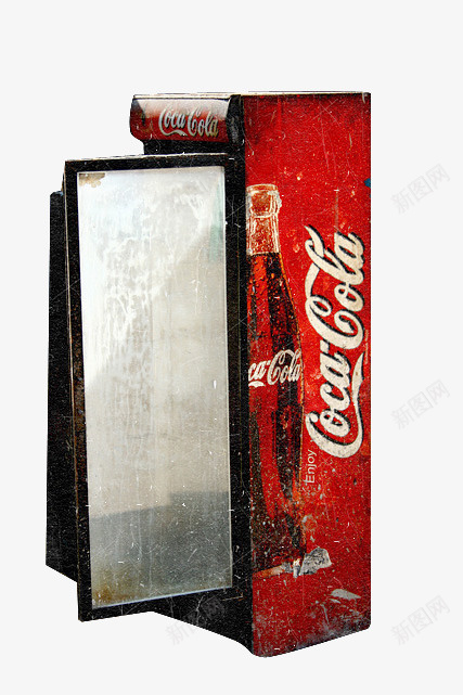 可乐贩卖机png免抠素材_新图网 https://ixintu.com 包装 可乐 瓶子 红色 饮料