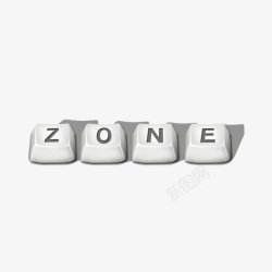 zone键盘字母素材