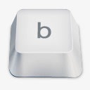 b白色键盘按键素材