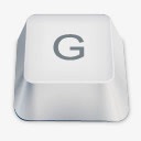 g白色键盘按键素材