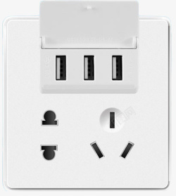 多功能插座插座带USB直充插座高清图片