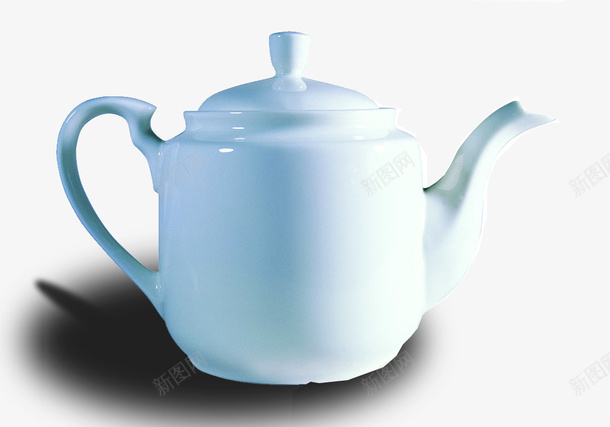 白色陶瓷茶壶psd免抠素材_新图网 https://ixintu.com 白色瓷壶 茶壶 陶瓷 陶瓷茶壶