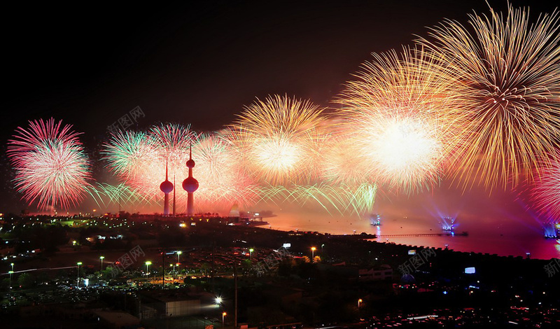 城市节日夜幕炫丽烟火psd_新图网 https://ixintu.com 五光十色 夜空 天空 天空烟花 摄影 放烟花 烟花爆竹 爆竹 礼炮 绚丽 花炮 风景