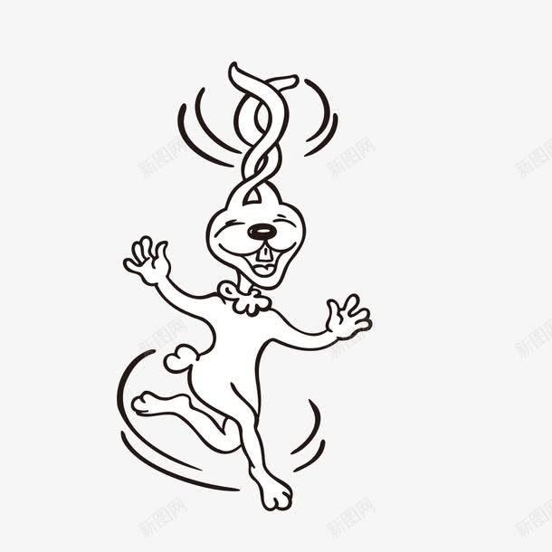 大笑的兔子png免抠素材_新图网 https://ixintu.com 兔子 兔子嘴巴 可爱 大笑 开心 手绘 牙齿 简笔 耳朵