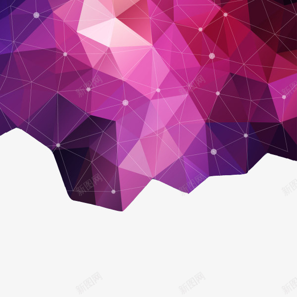 紫色几何图形矢量图eps免抠素材_新图网 https://ixintu.com 几何图形 紫色 矢量图