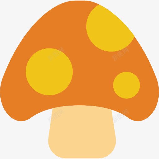 蘑菇图标png_新图网 https://ixintu.com Muscaria 自然 菌类 蘑菇 食品