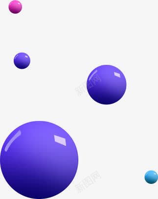 蓝色小球漂浮png免抠素材_新图网 https://ixintu.com 小球 漂浮素材 蓝色 飞舞