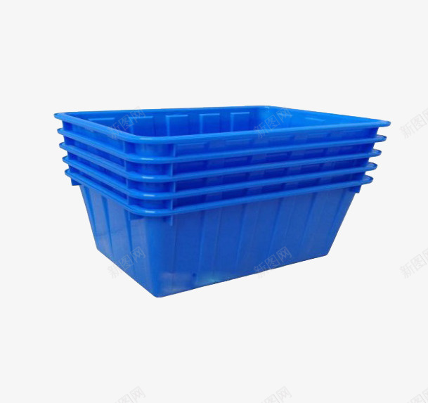 一摞蓝色的水箱子png免抠素材_新图网 https://ixintu.com 实物图 水箱 素材 蓝色 长方体