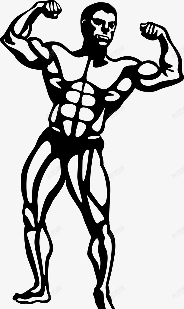 健硕的肌肉图标png_新图网 https://ixintu.com 健硕 力量手臂 手臂 粗壮手臂 肌肉手臂 肌肉群