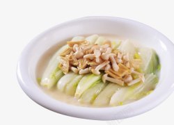 鲜竹野菌泡时蔬素材