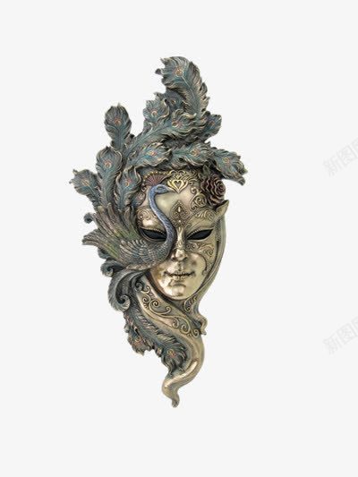 铜质面具脸png免抠素材_新图网 https://ixintu.com 铜质 面具