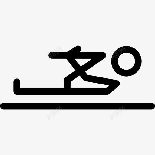 一条腿伸展位置图标png_新图网 https://ixintu.com 健身 坚持的人 普拉提 瑜伽 运动