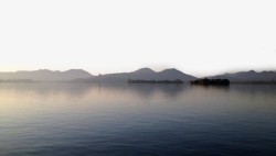 水墨西湖素材