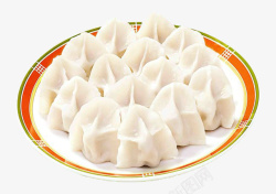 一盘饺子素材