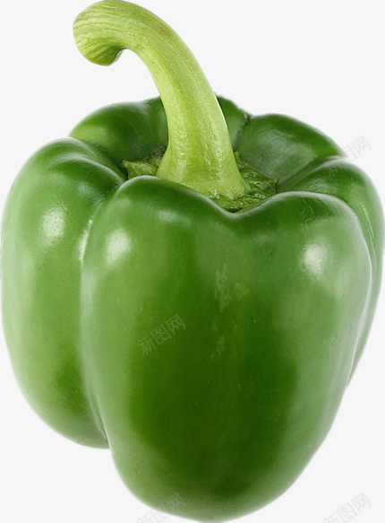 绿色甜椒png免抠素材_新图网 https://ixintu.com 个头大 产品实物 好吃 蔬菜