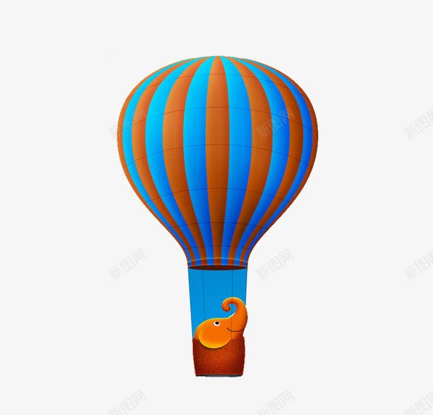 飞象热气球png免抠素材_新图网 https://ixintu.com png免抠 卡通 气球 热气球 飞象