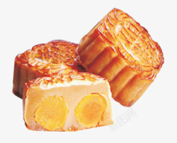 双黄月饼产品实物中秋双黄月饼高清图片