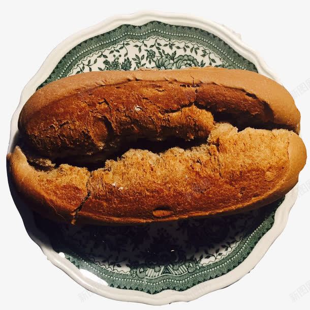 脆的面包png免抠素材_新图网 https://ixintu.com 主食 盘子 粮食 美食 西式 面包