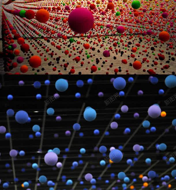 彩色抽象飞起来的小球jpg设计背景_新图网 https://ixintu.com 小球 彩色 抽象 起来