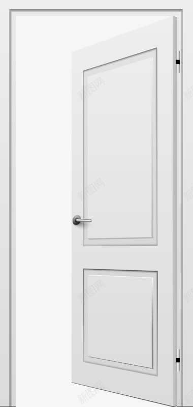 白色的门png免抠素材_新图网 https://ixintu.com 开着 手绘 白色 门