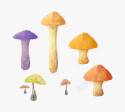 卡通蘑菇可爱素材