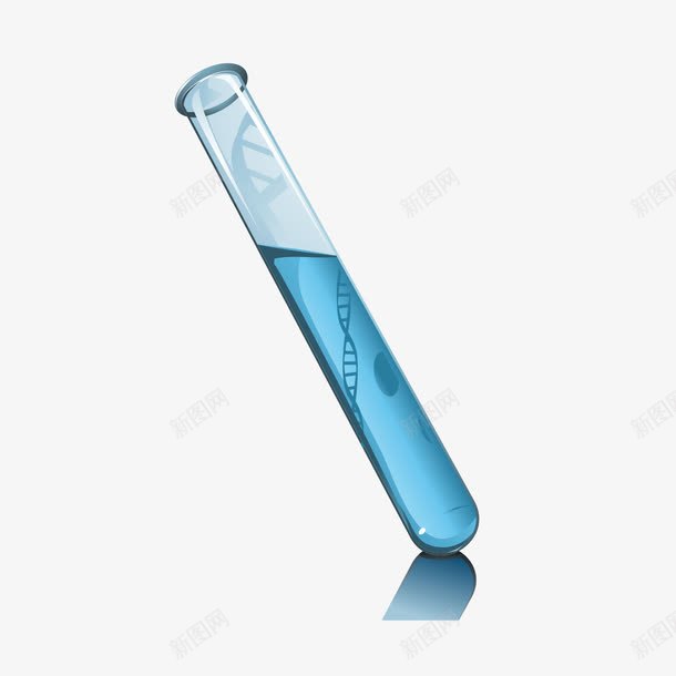 试管基因矢量图ai免抠素材_新图网 https://ixintu.com 基因 实验 试管 矢量图
