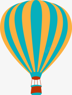 彩色热气球卡通矢量图素材