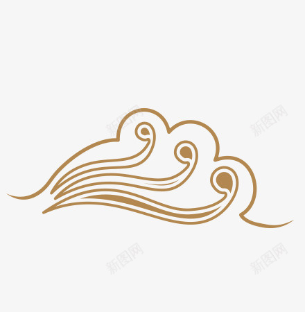 水浪装饰元素2图标png_新图网 https://ixintu.com 元素 咖啡 水浪 装饰