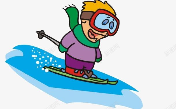 可爱卡通人物滑雪png免抠素材_新图网 https://ixintu.com 免费滑雪图库 小人 滑雪人物免费素材 滑雪人物图片 滑雪图案