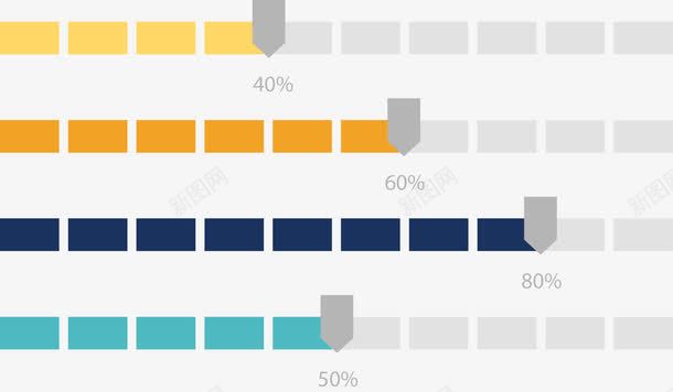 手绘进度条png免抠素材_新图网 https://ixintu.com PPT 手绘 标签 进度条