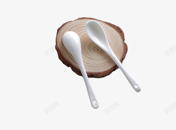 两个勺子png免抠素材_新图网 https://ixintu.com 两个勺子 勺子 白瓷勺子