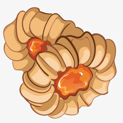 手绘饼干矢量图素材