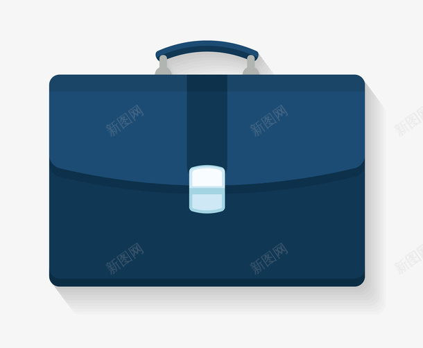 蓝色公文包png免抠素材_新图网 https://ixintu.com 一个 公文包 卡通 手提包 手绘 简图 蓝色