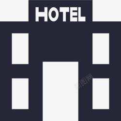 酒店预定贝竹酒店预定矢量图图标高清图片