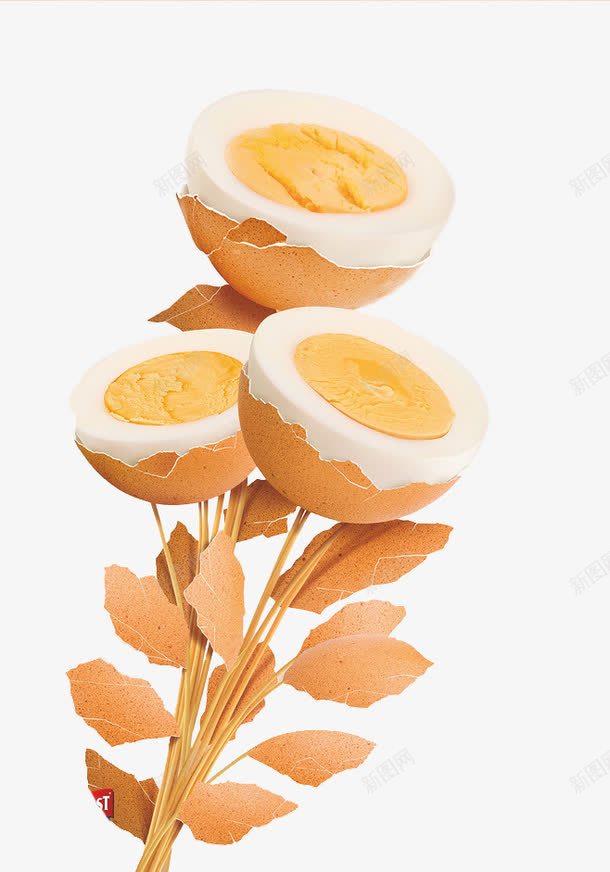 鸡蛋花png免抠素材_新图网 https://ixintu.com 创意元素 蛋壳 蛋白 蛋黄 食物 鸡蛋