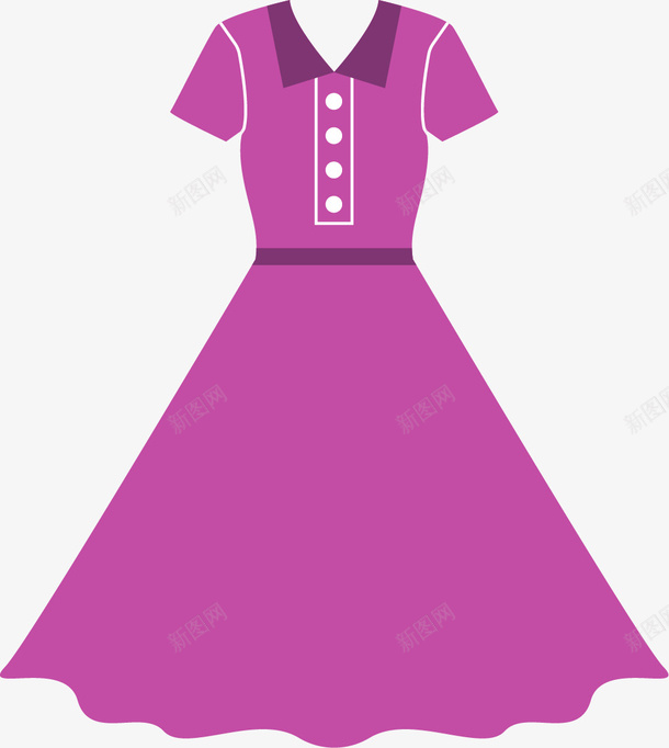 紫色硬朗风格复古裙子矢量图eps免抠素材_新图网 https://ixintu.com 复古裙子 扁平的裙子 矢量裙子 硬朗的裙子 紫色 美丽的裙子 裙子 矢量图