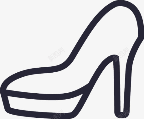 女鞋1矢量图图标图标