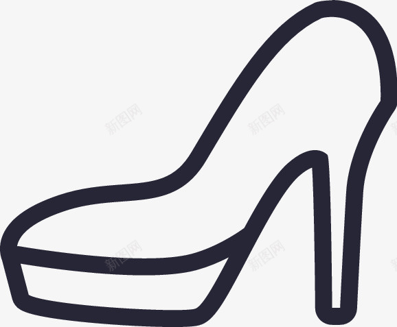 女鞋1矢量图图标eps_新图网 https://ixintu.com 女鞋1 矢量图