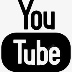 物联网视频大的YouTube标志图标高清图片