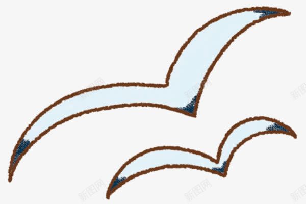 卡通手绘海鸥png免抠素材_新图网 https://ixintu.com 卡通手绘海鸥 卡通海鸥 可爱海鸥 手绘海鸥 海鸥