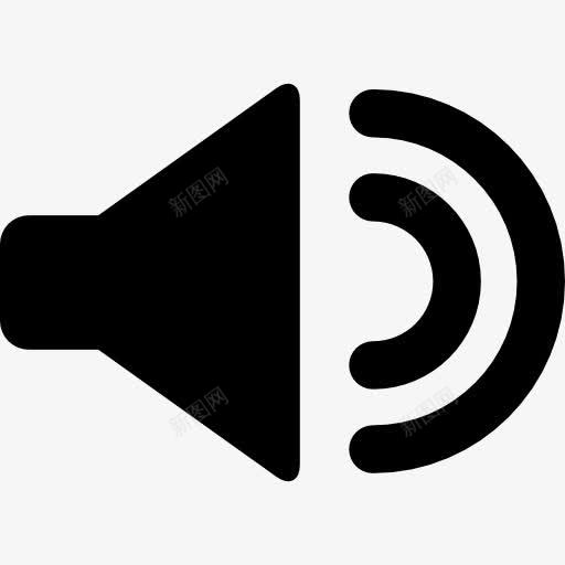 扬声器高音量图标png_新图网 https://ixintu.com 体积 声音 扬声器 接口 音箱 高容量