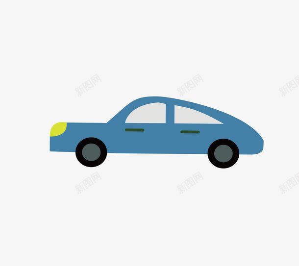 扁平化小货车矢量图ai免抠素材_新图网 https://ixintu.com 交通工具 汽车 货车 矢量图