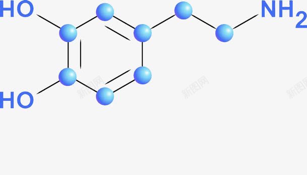 医疗化学分子分布图png免抠素材_新图网 https://ixintu.com 化学分子 医疗 卡通 蓝色